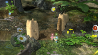 Page 1 of the eighth unique hint in the Garden of Hope in Pikmin 3 Deluxe.
