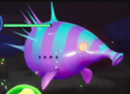 The Puffy Blowhog at night, seen in a Pikmin 4 trailer.