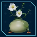 The full body of the Creeping Chrysanthemum, seen in Pikmin 4’s Piklopedia.