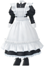 "Victorian Maid Dress (Black)" Mii costume in Pikmin Bloom.