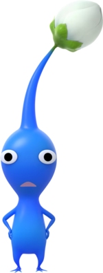 A Blue Pikmin from Pikmin 4.