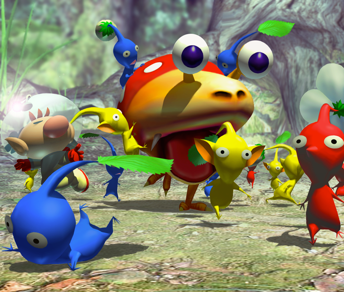 File:Pikmin fight Red Bulborb P1 art.png