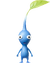 Artwork of a Blue Pikmin in Pikmin 3.