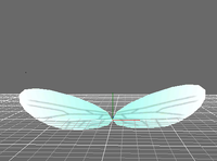 An unused creature in Hey! Pikmin, the Enemy02. These are its wings.
