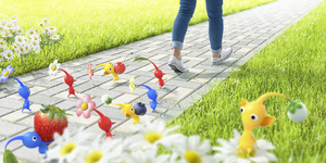 The first promotional image for the then-untitled Pikmin mobile app, in PNG format.