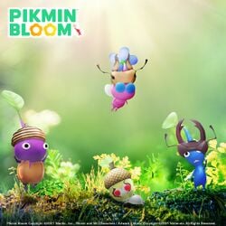 Promotional image for the Earth Day Decor Pikmin event.