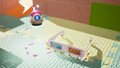 The treasure being carried by multiple Yellow Pikmin.