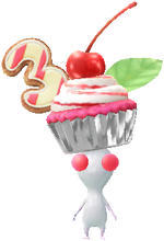 三週年紀念紙杯蛋糕 白皮克敏