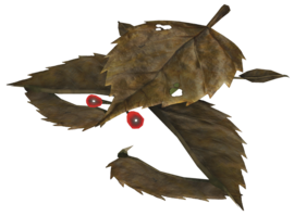 A Desiccated Skitter Leaf from Pikmin 3.