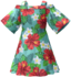 "Hibiscus Summer Dress (Green)" Mii clothing part in Pikmin Bloom.