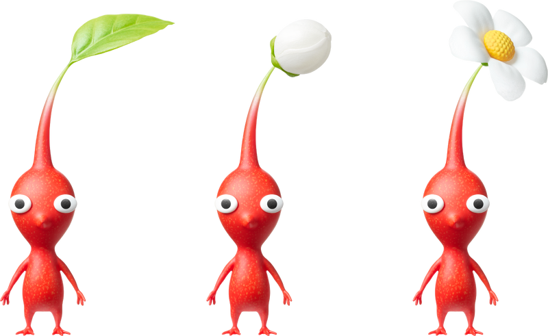 File:Red Pikmin all types.png