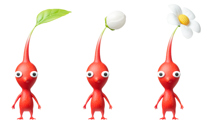 File:Red Pikmin all types.png