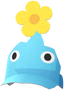 "Pikmin Sun Visor (Ice)" Mii head item part in Pikmin Bloom.