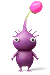 Purple Pikmin stage 2 from the Play Nintendo Website.