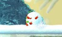 The snowball cutscene in the Frozen Hazard.