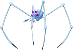 Render of a Iceblown Dweevil from the Pikmin Garden website.