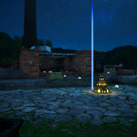 The image used to represent the night version of Abandoned Throne in Pikmin 4's file select menu.