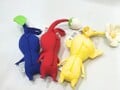 Back view of the Pikmin plushes.
