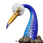 Icon for the Burrowing Snagret, from Pikmin 4's Piklopedia.