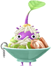 A Purple Ramen Restaurant Decor Pikmin with Ramen Keychain decor from Pikmin Bloom.