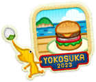 The patch rewarded for the Pikmin Bloom Tour 2023: Yokosuka Event.