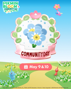 Promotional image for the May 2026 Community Day.