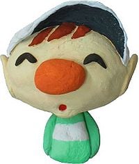 A clay model of Olimar's son.