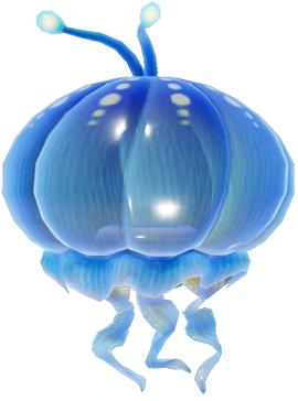 Render of the Lesser Spotted Jellyfloat from the Pikmin Garden website.