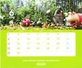 Back side of the Club Nintendo 2014 calendar (Pikmin 3).