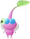 A Winged Roadside Decor Pikmin with Sticker decor from Pikmin Bloom.