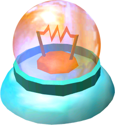 Artwork of the UV Lamp from Pikmin.