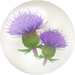 Blue thistle nectar from Pikmin Bloom.