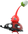 Render of the On-the-Spot Red Pikmin.