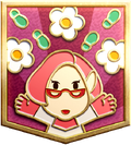 The Brittany badge from Pikmin Bloom.