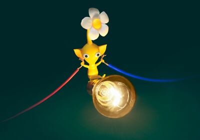 Artwork of a Yellow Pikmin. From the Nintendo UK Assets Library.
