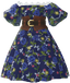 "Floral Dress (Navy)" Mii dress part in Pikmin Bloom.