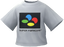 "Super Famicom Logo T-Shirt" Mii top part in Pikmin Bloom.