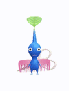 An animation of a Blue Pikmin with a Scissor from Pikmin Bloom.