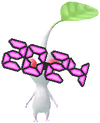 A White Pikmin with 2024 Glasses from Pikmin Bloom.