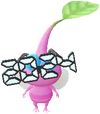 A Winged Pikmin with 2024 Glasses from Pikmin Bloom.