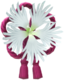 "Dianthus Flower Hairpin (White)" Mii hat part in Pikmin Bloom.