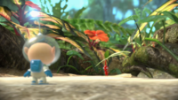Alph finding a Red Pikmin in Pikmin 3.