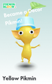 A Decor Yellow Pikmin from Pikmin Bloom.