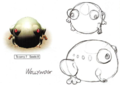 Drawings of the Wollyhop from the Pikmin Official Player's Guide.