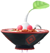 A White Ramen Restaurant Decor Pikmin with Ramen Keychain decor from Pikmin Bloom.