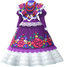 "Elegant Fiesta Dress" Mii dress part in Pikmin Bloom.