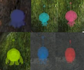 A montage showing every leader's silouhette. From left to right and top to bottom: The President, Alph, Brittany, Charlie, Louie, Captain Olimar.