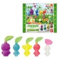 Packaging and gummy lineup featuring Purple Pikmin, Blue Pikmin, Yellow Pikmin, Red Pikmin, and White Pikmin.