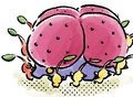 A dead Porquillion being carried by several Pikmin as seen in the "Getting a Grip" comic.