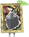 A Rock Art Gallery Decor Pikmin with Picture Frame decor from Pikmin Bloom.